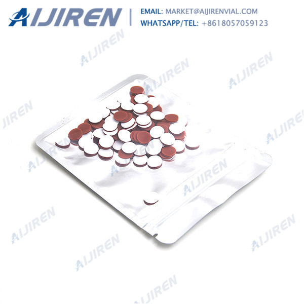 Silicone septa for lab scientific experiments equipment